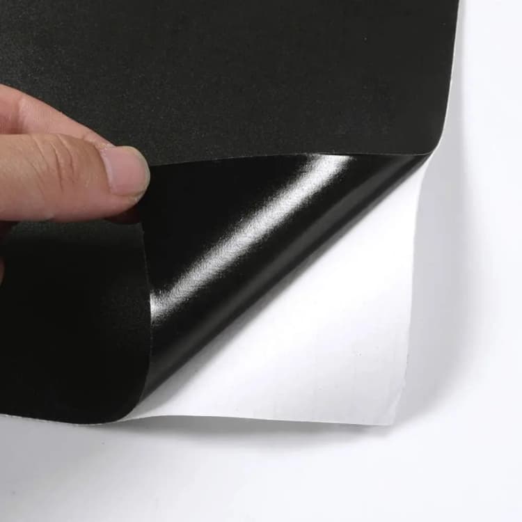 COWINLIFE Glossy Black Peel and Stick Wall Adhesive Flash Wallpaper Waterproof Glitter Wall Papers for Kitchen Cabinet detail 3