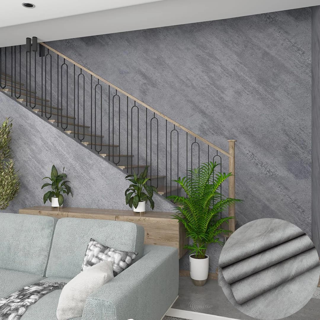 COWINLIFE Wholesale Concrete Peel and Stick Self Adhesive Contact Paper 3d Wall Sticker Vinyl Cement Wallpaper for Wall Decor