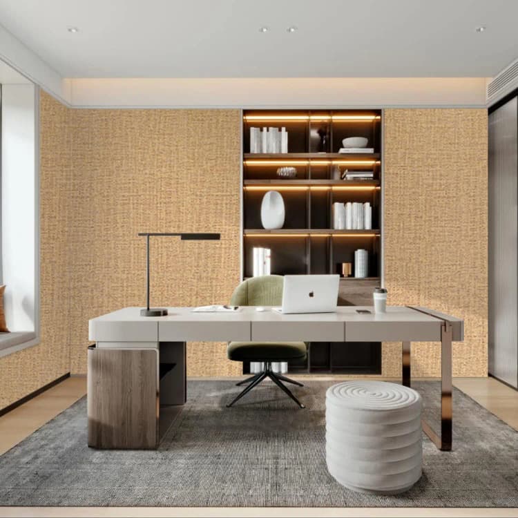 COWINLIFE DECO Modern Peel and Stick Waterproof Wallpaper Self Adhesive Textured Fabric Wall Paper Linen Vinyl for Interior Design detail 2