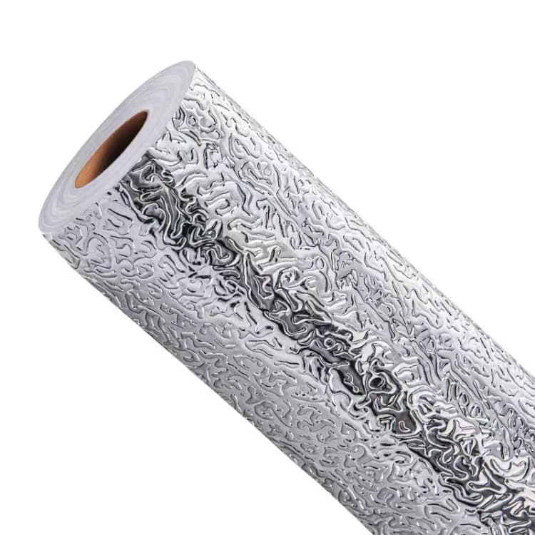 COWINLIFE DECO Hot Selling 3D Kitchen Wallpaper Sticker PVC Self Adhesive Kitchen Aluminum Foil Stickers Oil Proof Waterproof detail 1
