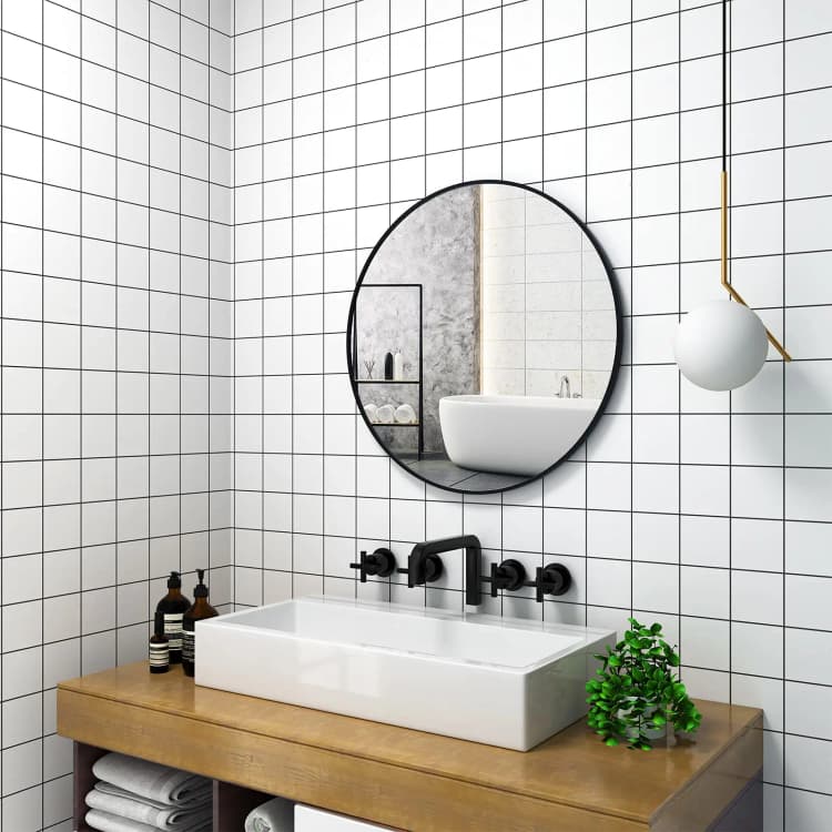 Grid Wallpaper Roll Stick and Peel Self Adhesive Vinyl Contact Paper Removable Modern Decorative Wall Paper for Bedroom Kitchen detail 2