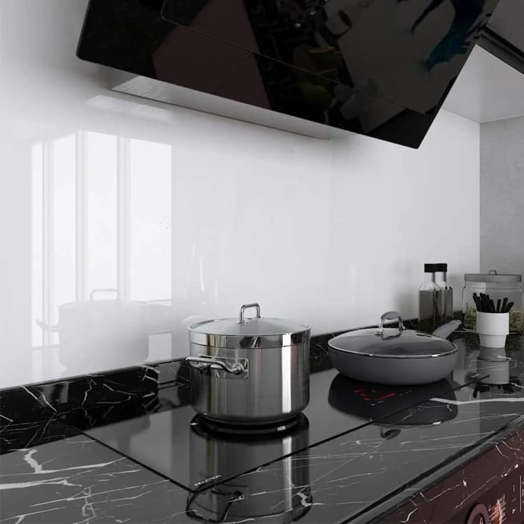 COWINLIFE DECO Pvc White Kitchen Vinyl Wall Paper Self Adhesive Peel and Stick Waterproof Glitter Wallpaper for Home Decoration detail 5