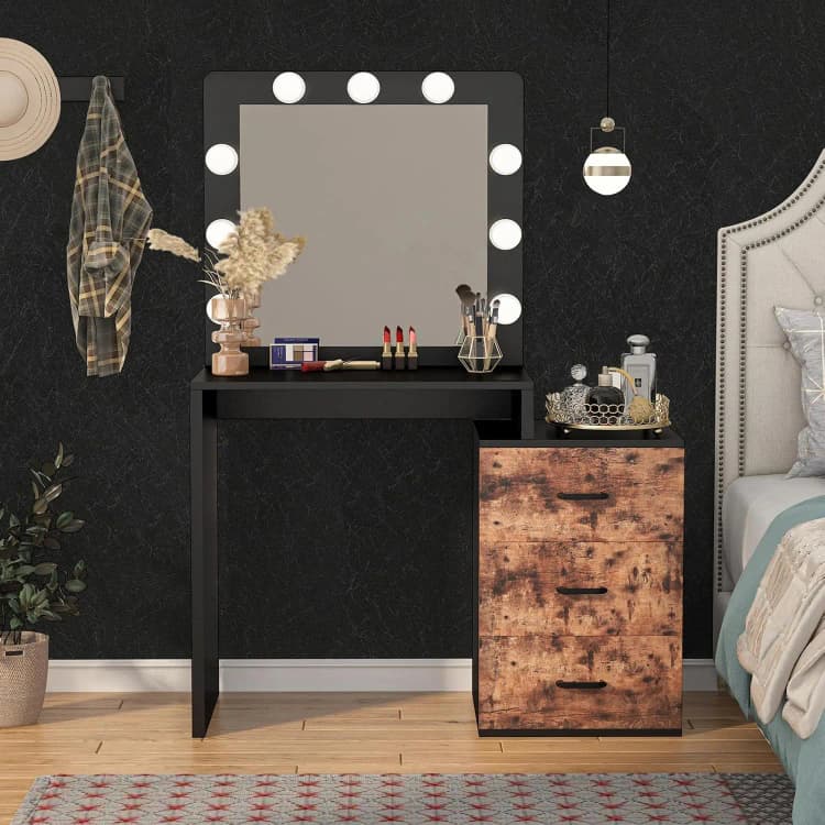 COWINLIFE DECO 3D Silk Embossed Modern Design Black Wallpaper Self-Adhesive Vinyl Waterproof Peel and Stick Bedroom Wall Decor detail 2
