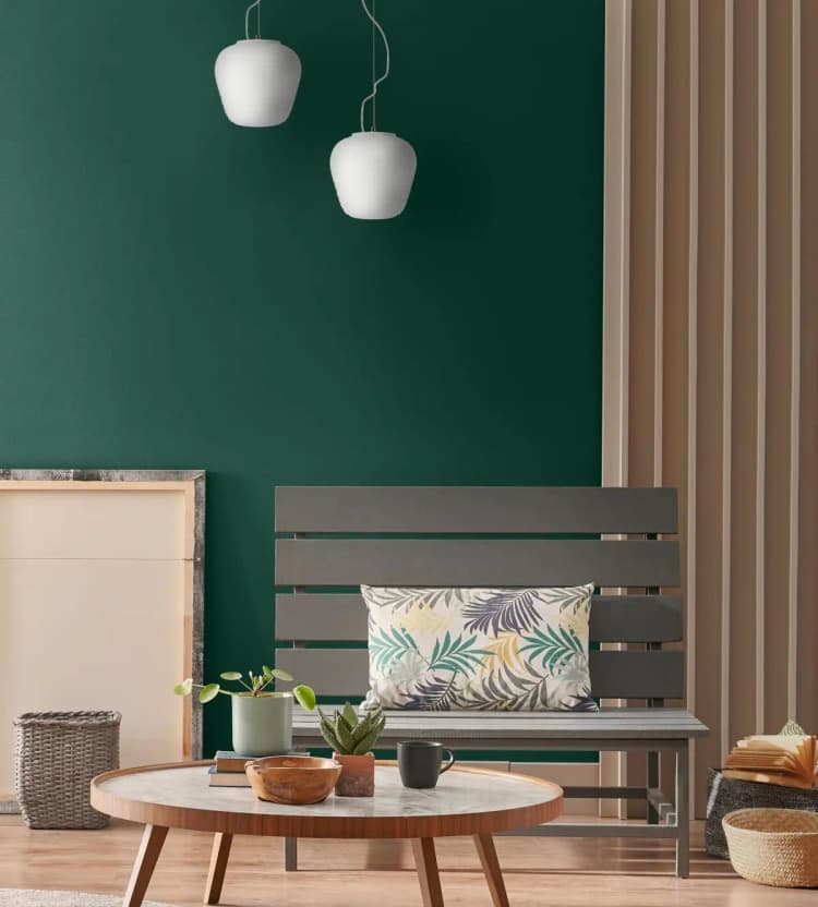 COWINLIFE DECO Removable Green Peel & Stick PVC Vinyl Wallpaper Waterproof Solid Color Wall Paper for Kitchen Cabinet Walls Covering detail 5