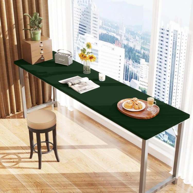 COWINLIFE DECO Modern Green Peel & Stick PVC Vinyl Wallpaper Waterproof Solid Color Wall Sticker Kitchen Cabinet Walls Covering detail 5