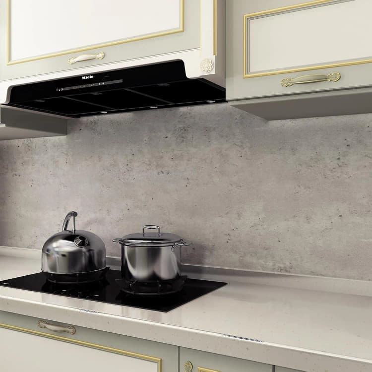 COWINLIFE DECO Low MOQ Concrete Cement Gray Wallpaper Texture Self-Adhesive Waterpoof Modern Industrial Peel and Stick for Bathroom detail 4