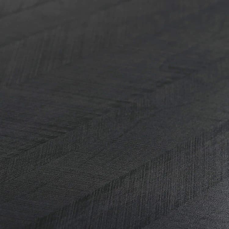 Hot Selling Herringbond Black Wood Grain Wallpaper Peel and Stick Waterproof Vinyl Self Adhesive 3D for Kitchen detail 3
