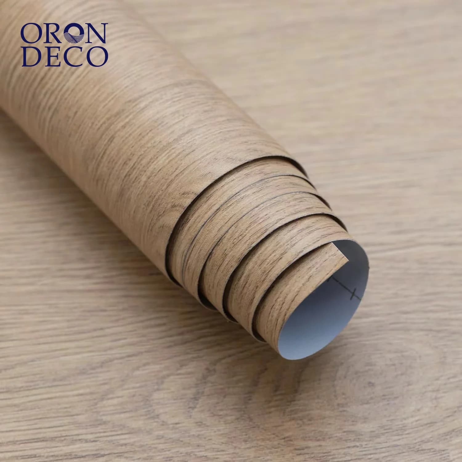 COWINLIFE DECO Peel and Stick Textured Wall Paper Self-Adhesive Wood Grain PVC Wall Sticker Film Vinyl Wrap for Kitchen Cabinets