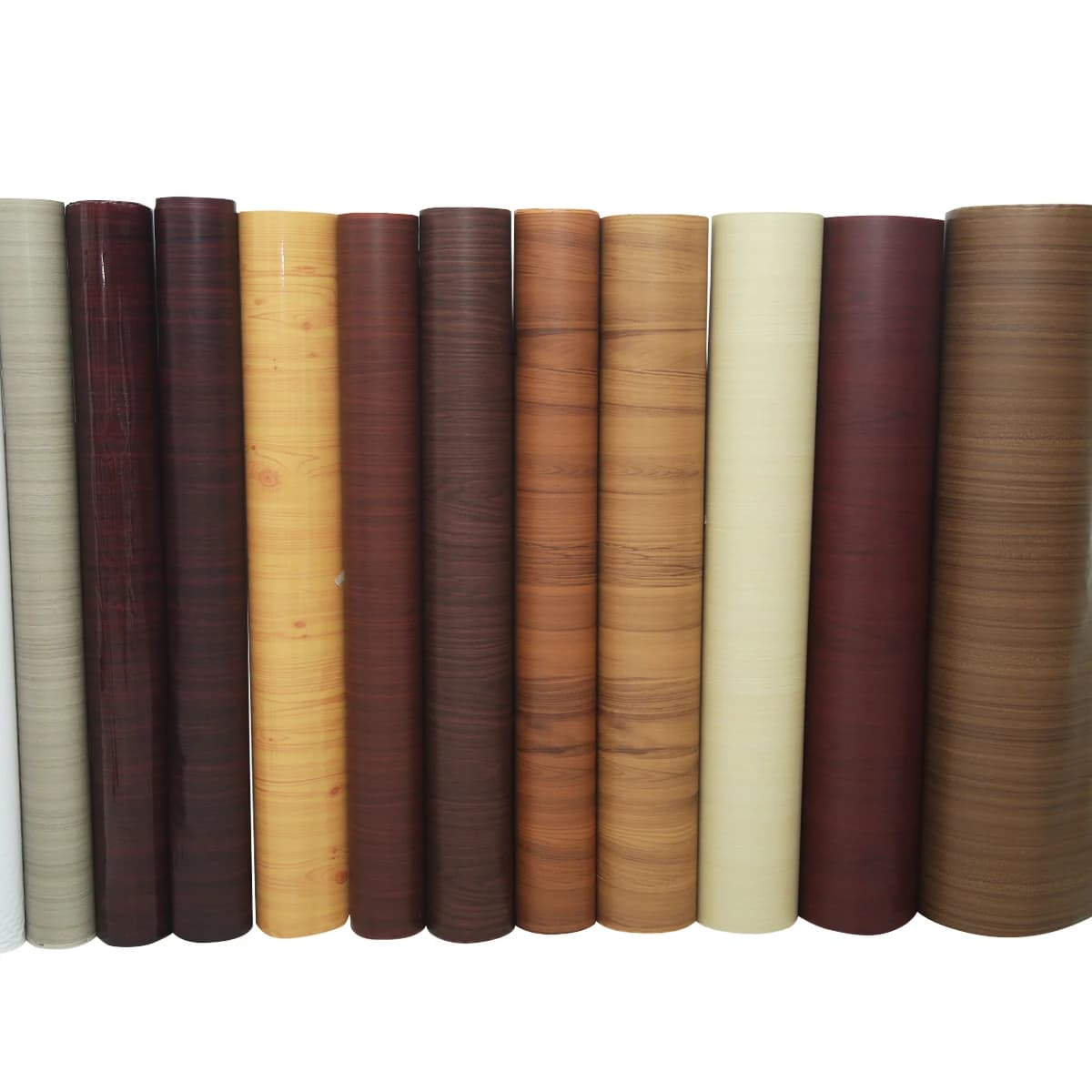 Chinese Wallpaper Suppliers Pvc 3D Self Adhesive Wooden Wall Sticker Wood Wall Papers for Furniture Renovation Wall Covering