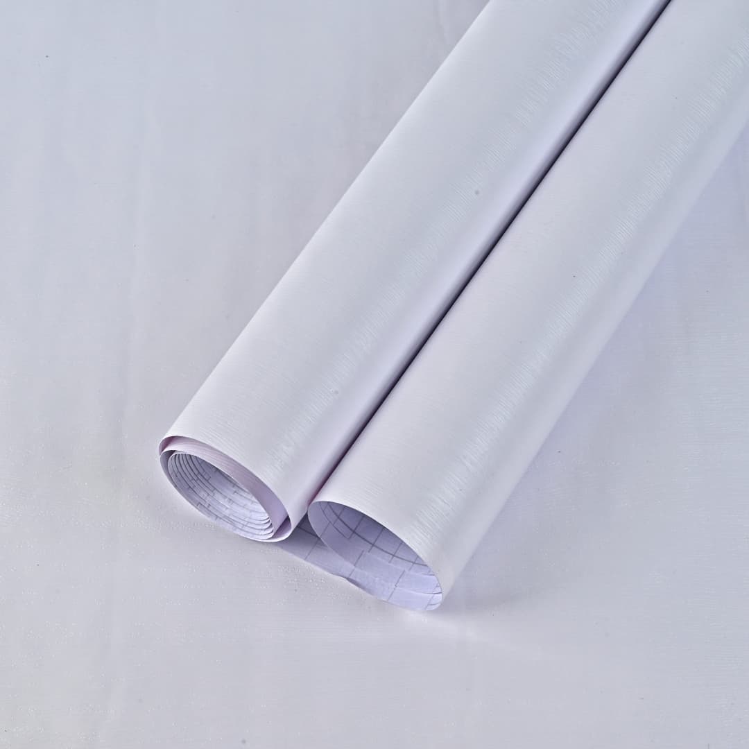 COWINLIFE DECO Modern Textured White Wood Sticker Vinyl Peel and Stick Waterproof Self Adhesive Wallpaper for Bedroom Wall Covering