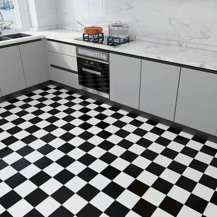 COWINLIFE DECO Waterproof Self Adhesive Peel and Stick Luxury Vinyl Plastic Flooring PVC Floor Sticker Wallpaper for Kitchen Bathroom detail 5