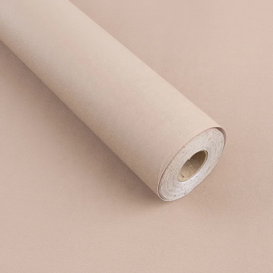 COWINLIFE DECO New Peel and Stick Wallpaper PVC Vinyl Wallpaper Waterproof Kitchen Wall Sticker Solid Color Wallpaper Home Decoration