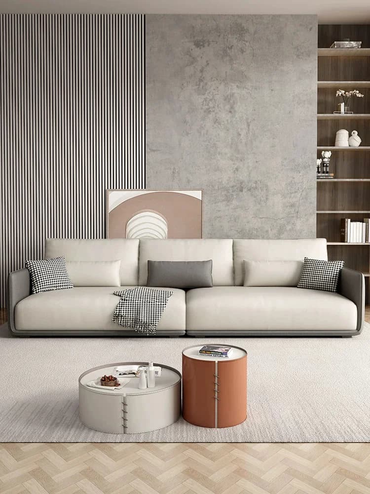 COWINLIFE DECO Waterproof Removable Peel and Stick Textured Wallpaper PVC Self-Adhesive Cement Wallpaper for Living Room Wall detail 2