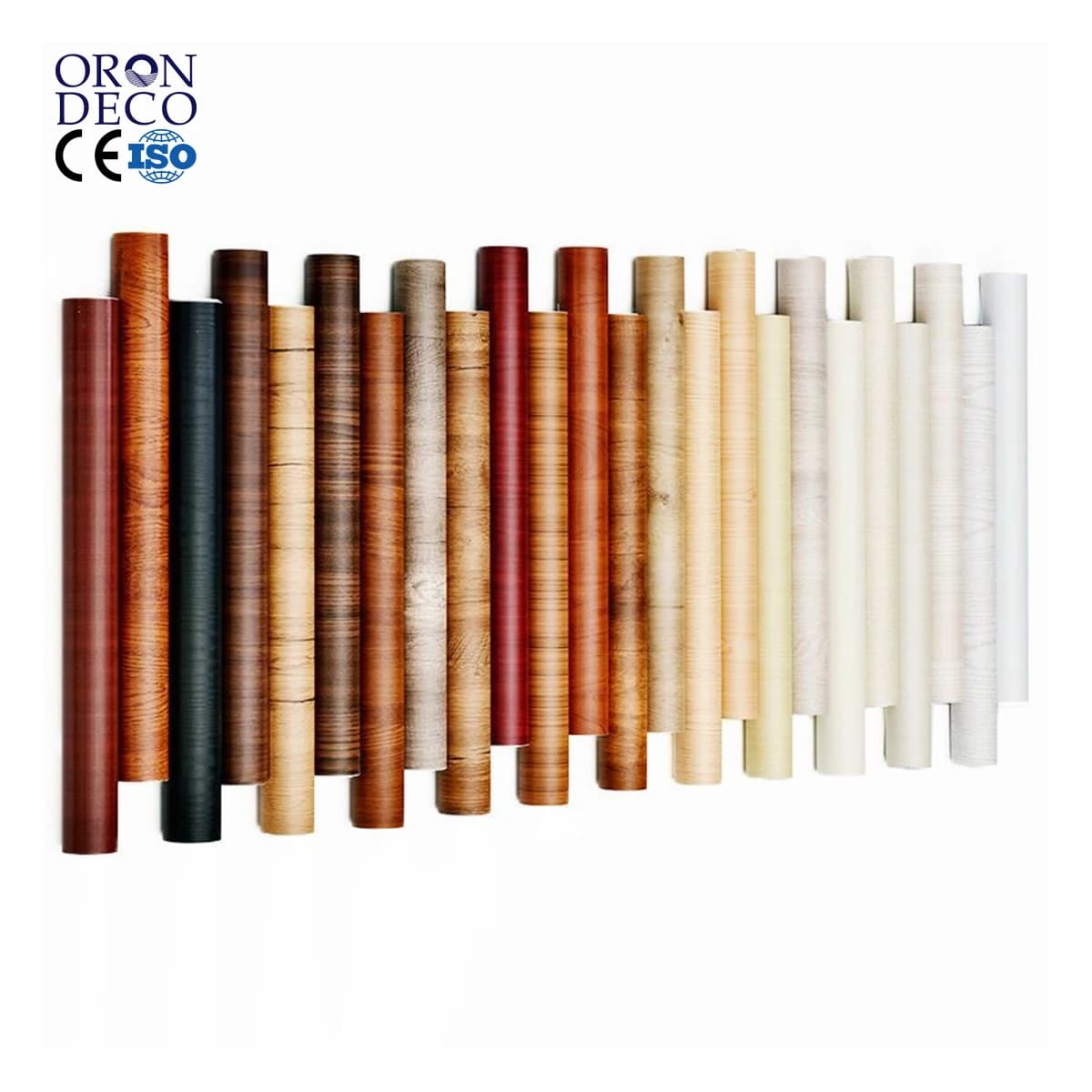 COWINLIFE DECO Wood 3d  Wall Wood Adhesive Panel Rolls Wall Paper Bathroom Tiles Home Peel and Stick Wallpaper Home Decoration