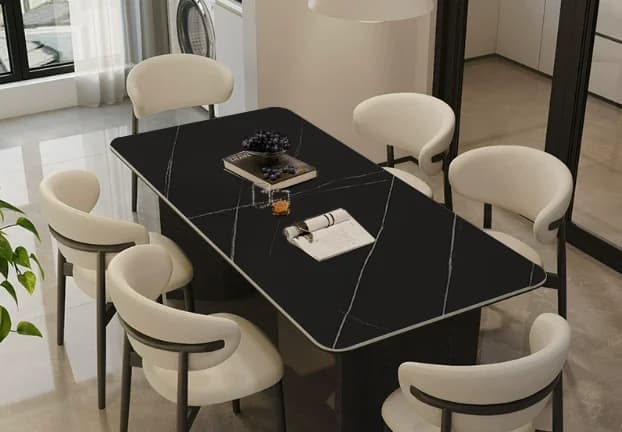 COWINLIFE DECO Black Matte Marble Sticker PVC Peel and Stick Kitchen Wallpaper Self Adhesive for Home Furniture Decorative Wholesale detail 4