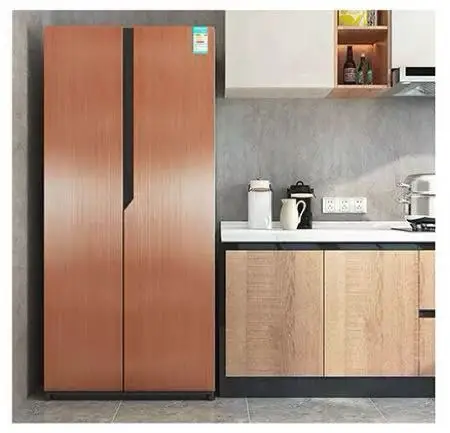 COWINLIFE DECO Hot Selling Self-Adhesive Wallpaper Rose Gold Metallic Brushed Kitchen Wrap Decorative Metallized Films Wall Sticker detail 2