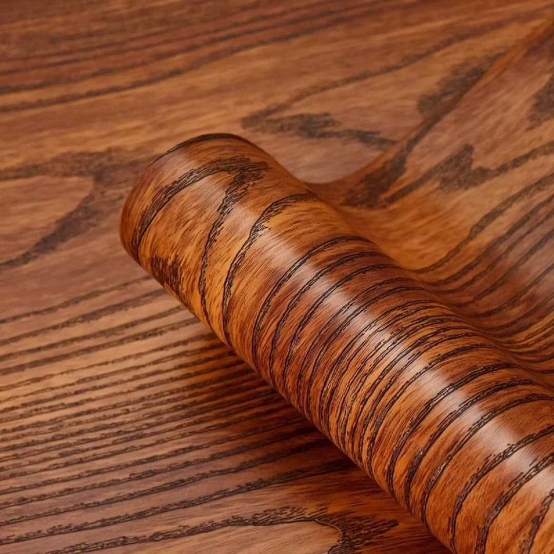 COWINLIFE PVC 3D Self-adhesive Wood Wallpaper Rolls Luxury Texture Home Wallcovering Paper 3d Peel & Stick Thick Interior Decoration