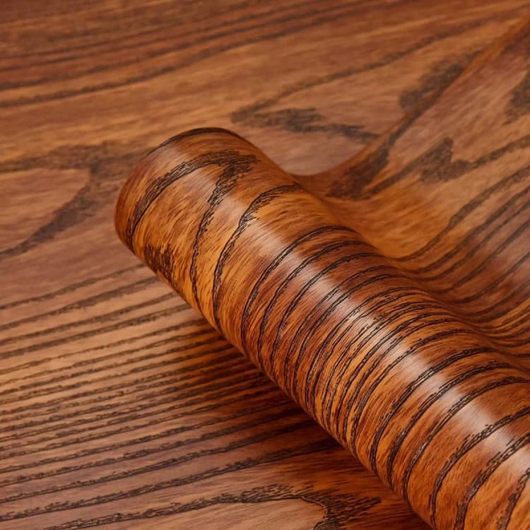 COWINLIFE PVC 3D Self-adhesive Wood Wallpaper Rolls Luxury Texture Home Wallcovering Paper 3d Peel & Stick Thick Interior Decoration detail 1