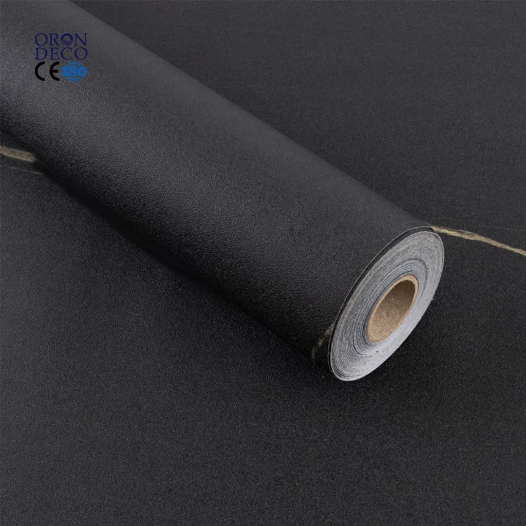 COWINLIFE DECO Wall Stickers Matte Marble Sticker Black Peel and Stick PVC Wallpaper Rolls Papier Peint for Home Decor 3d Wall Panel