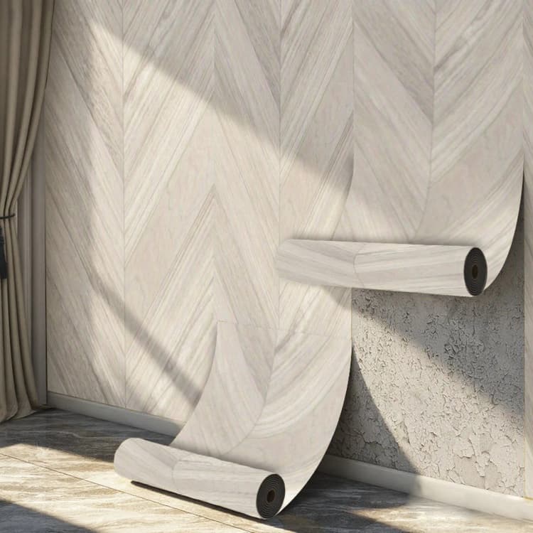 COWINLIFE DECO Wood 3d Home PVC Floor Sticker Adhesive Waterproof Peel and Stick Wallpaper Home Decoration Luxury Plastic Flooring detail 4