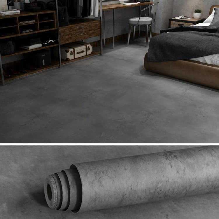 COWINLIFE DECO Luxury Wall Paper Wholesale 3D Creative Wallpaper Waterproof Home Decor Cement Wallpaper for Bedroom PVC Floor Sticker detail 5