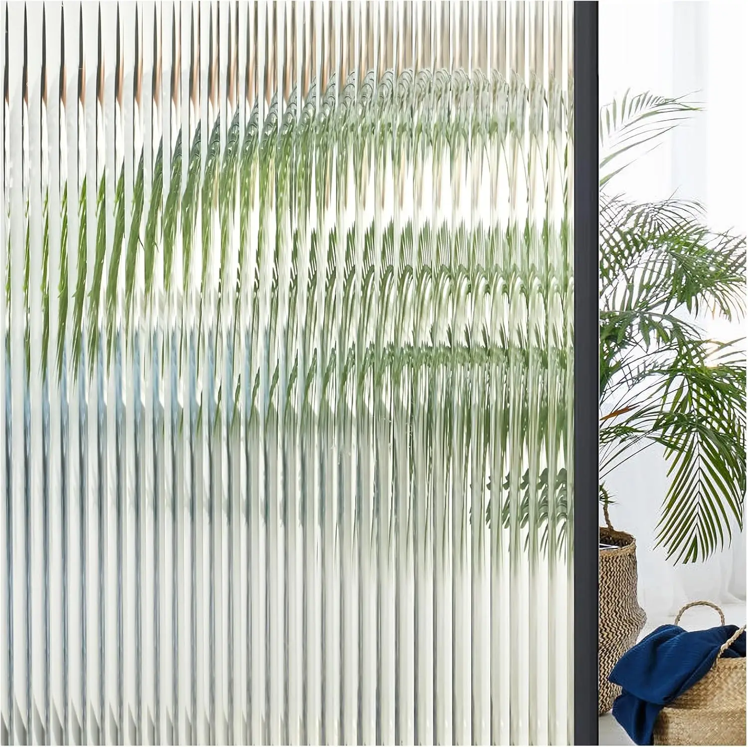 COWINLIFE Window Film Privacy Glass Adhesive Paper Film 3d Wallpaper Peel and Stick Wallpaper Cabinet Doors Removable Window Tint