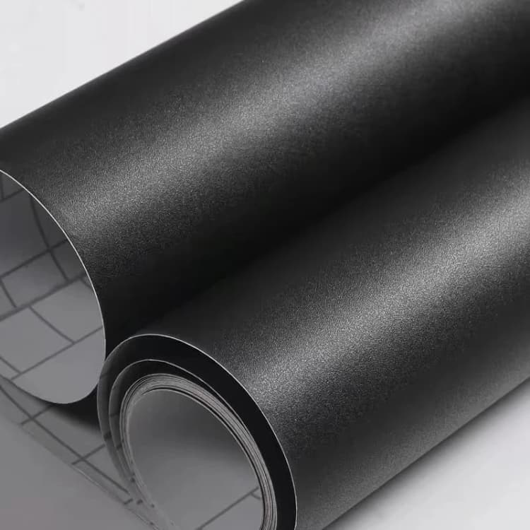 COWINLIFE DECO Supplier Wholesale Black Peel & Stick Wallpaper Self Adhesive Vinyl PVC Wall Paper for Home Decor 24 Inch X 787.4inch detail 7