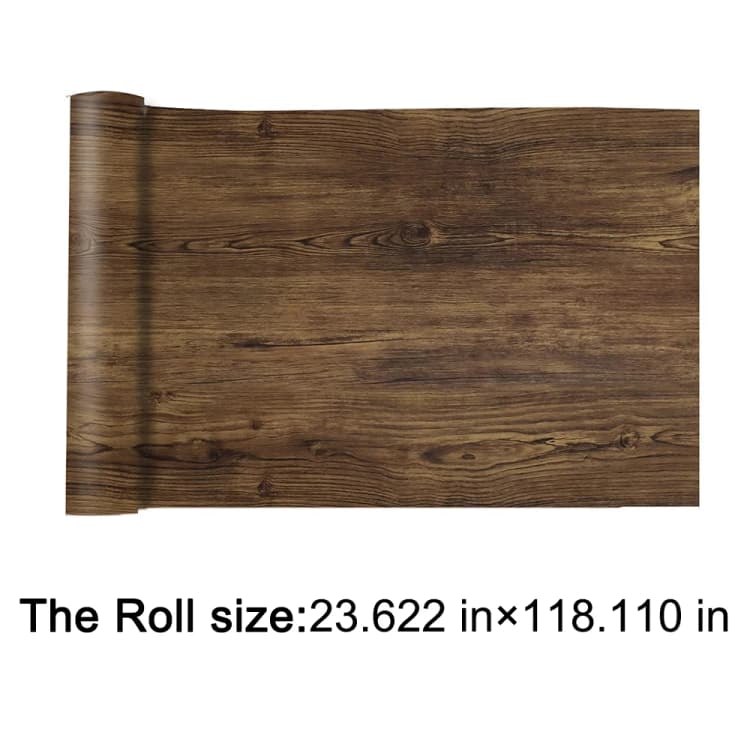 COWINLIFE DECO Wood Texture 3D Wall Stickers Peel and Stick Paper Home Decor PVC Self-Adhesive Wallpaper Rolls 23.62 InchX118.11 Inch detail 6
