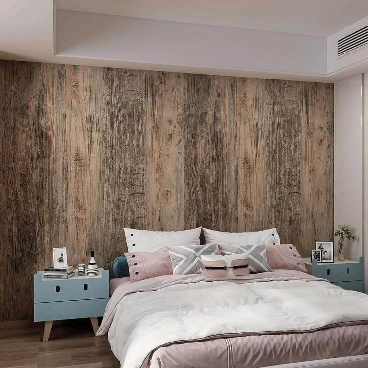 COWINLIFE DECO Self-Adhesive Thickened Wood Grain Wallpaper Roll Home Decor Furniture Table Wall Decor Peel Stick Wallpapers Stickers detail 6
