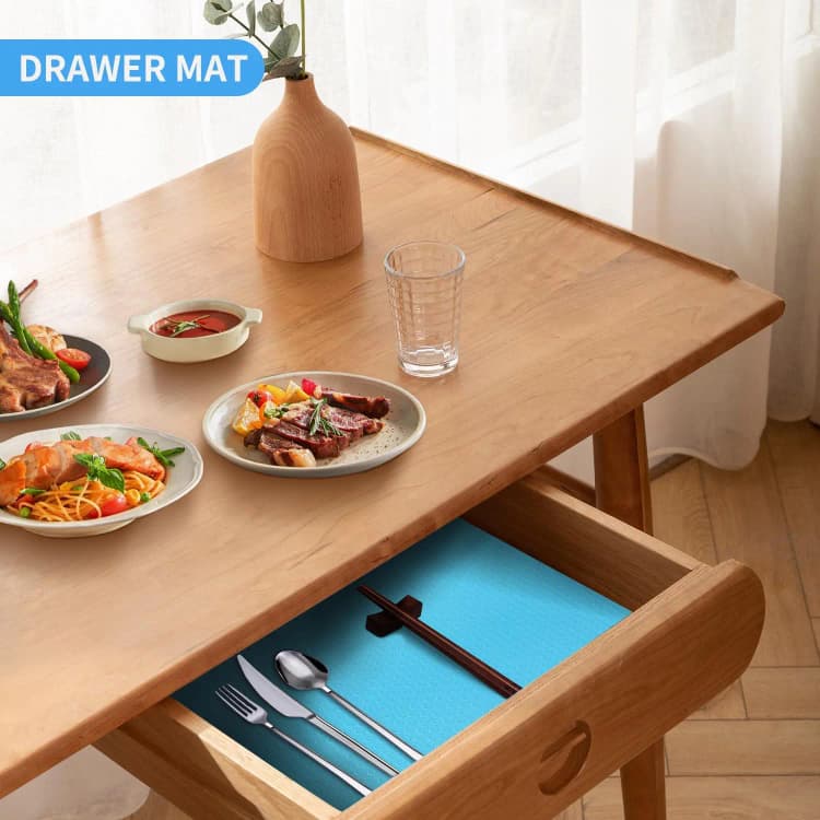 Wholesale Price Food Safety Grade Available Eva Material OEM Waterproof Anti Slip Mat Eva Shelf Kitchen Ultra-Thin Shelf Mats detail 6