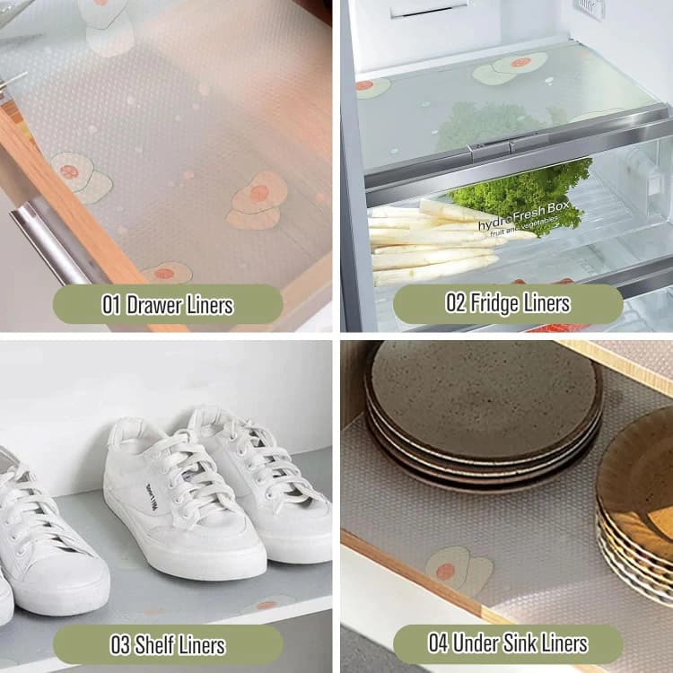 COWINLIFE DECO Wholesale Price Food Safety Grade Available Eva Material OEM Waterproof Anti Slip Mat Eva Shelf Kitchen Shelf Mats detail 4