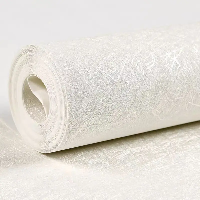 COWINLIFE Embossed White Textured Wallpaper Peel and Stick Self Adhesive Vinyl Silk Wallpaper for Wall Decoration 23.5 Inch X117inch