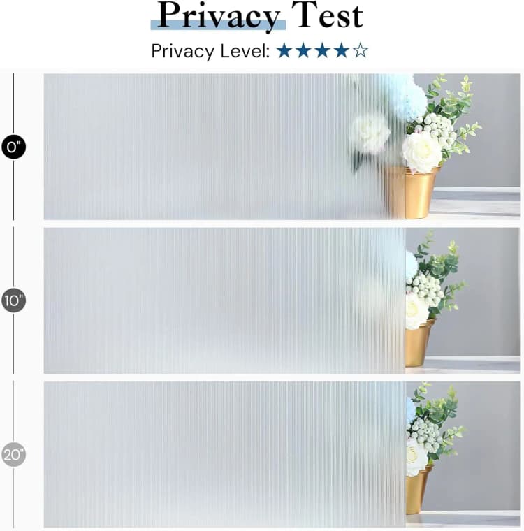 COWINLIFE DECO Window Film for Glass Privacy Format Wall Wallpaper Rolls Ceiling Tiles Large Vinyl Roll Pvc Glossy Self-adhesive detail 3