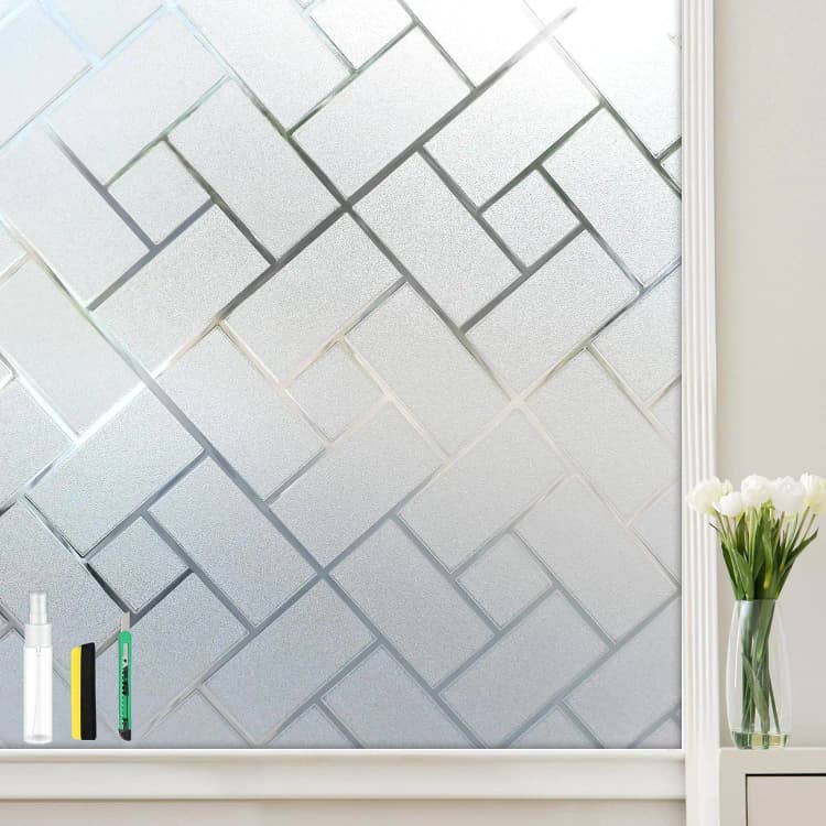 COWINLIFE DECO Window Film Privacy 3d Wallpaper Home Decoration Glass Stickers for Office Removable Tint Wallpaper Home Decoration detail 5