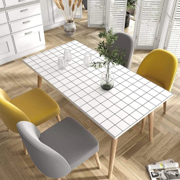 COWINLIFE DECO Classic Style Kitchen Backsplash Peel and Stick Tiles Sticker Ceiling Wallpaper Decoration Self-Adhesive Coffee Table detail 2