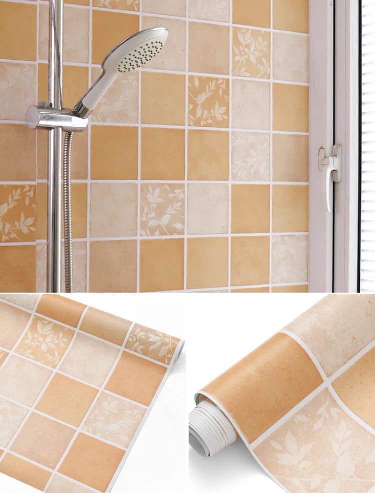 COWINLIFE DECO Classic Style Kitchen Backsplash Peel and Stick Tiles Sticker Ceiling Wallpaper Decoration Self-Adhesive Coffee Table detail 7