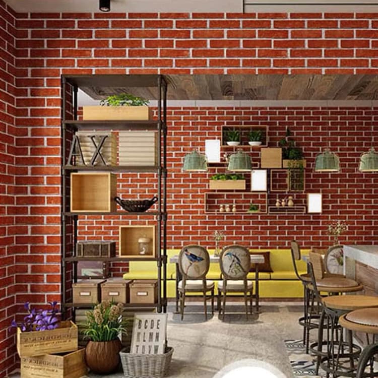 Rolls Wall Panels Paper Christmas Wallpaper 3D Brick Wall Home Decoration Self Adhesive Kitchen Backsplash Peel and Stick Tiles detail 4