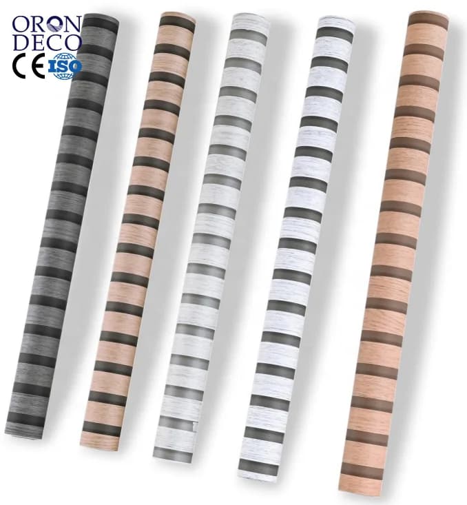 COWINLIFE DECO Custom Waterproof Wood Texture Wallpaper Rolls Self-Adhesive PVC Vinyl Wall Panels for Living Room 3D Wall Stickers