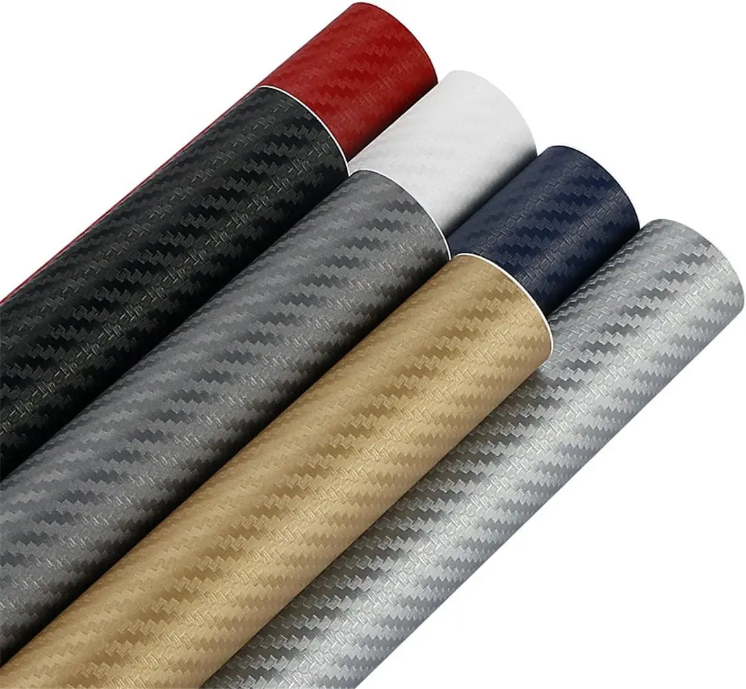 COWINLIFE DECO Factory Outlet Top Selling Waterproof 3D Matt Carbon Fiber Car Wrapping Film Vinyl Self-adhesive Stickers