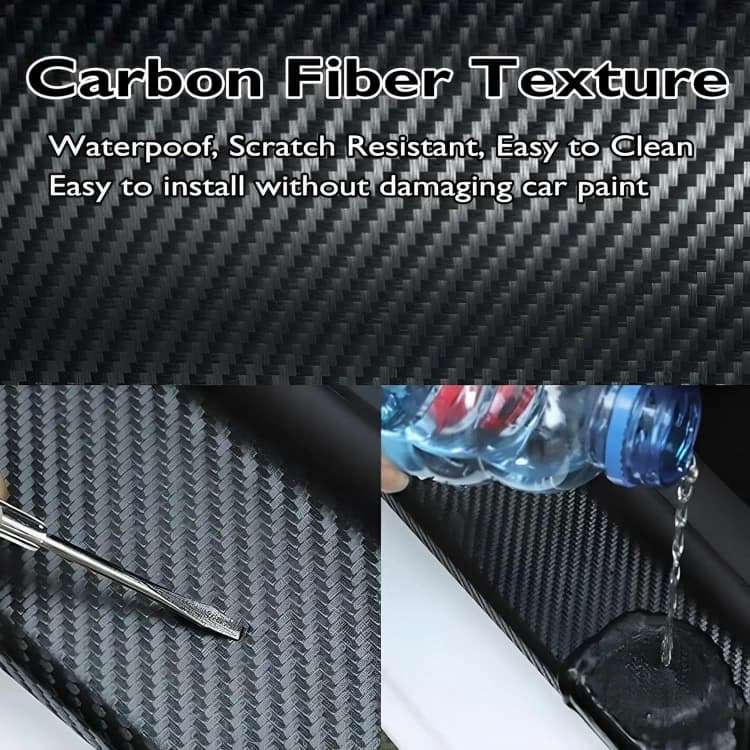 COWINLIFE DECO Hot Selling Waterproof 3D Matt Carbon Fiber Car Films Self-Adhesive Vinyl Wrapping Stickers detail 3