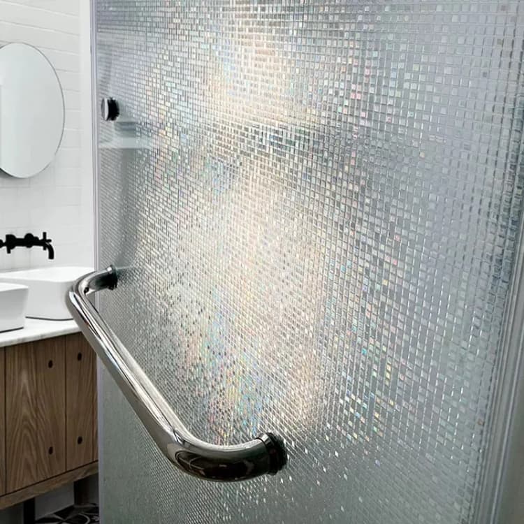 COWINLIFE DECO Window Privacy Film Mosaic Glass Door Privacy Film Stained Cling 3D Decorative Window Sticker Self-Adhesive Vinyl Film detail 5
