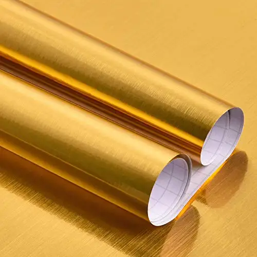 Peel and Stick Wall Paper Rolls Wallpaper Stainless Metallic Silver Wall Papers Decor Wallpaper Wall Bedroom detail 5