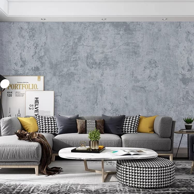 Hot Selling Contact Paper 3D Thick Cement Wallpaper Peel and Stick Vinyl Removable Self-Adhesive Wall Sticker for Home Decor detail 6