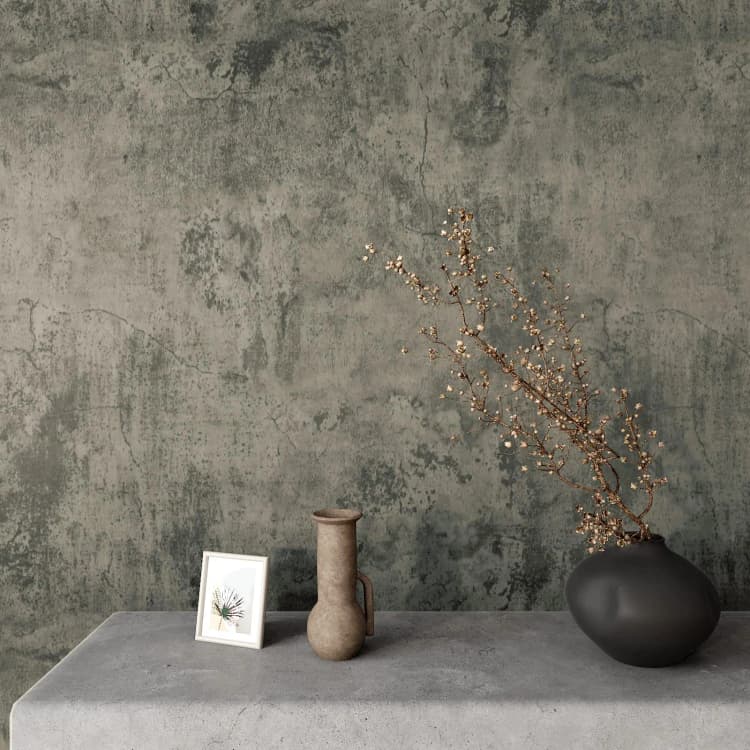 COWINLIFE DECO High Quality Cement Gray Peel and Stick Wallpaper Self-Adhesive Waterproof Vinyl Film for Living Room Wall Covering detail 4