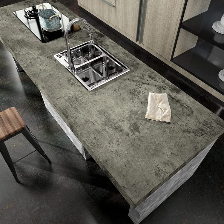 COWINLIFE DECO High Quality Cement Gray Peel and Stick Wallpaper Self-Adhesive Waterproof Vinyl Film for Living Room Wall Covering detail 5