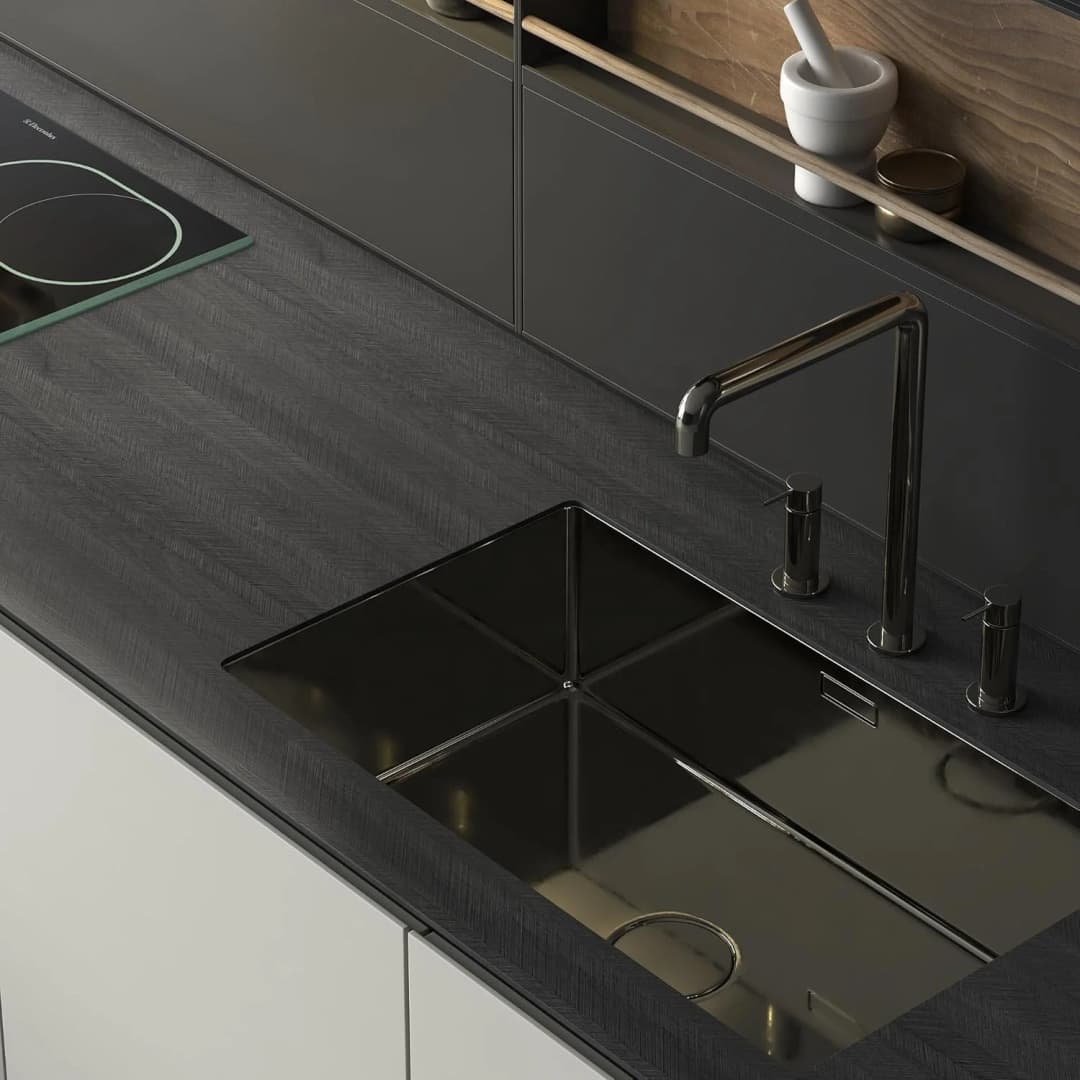 COWINLIFE DECO Black Peel and Stick Kitchen Wall Sticker Waterproof Wood Grain Wallpaper PVC Self Adhesive Vinyl Wrap for Countertop