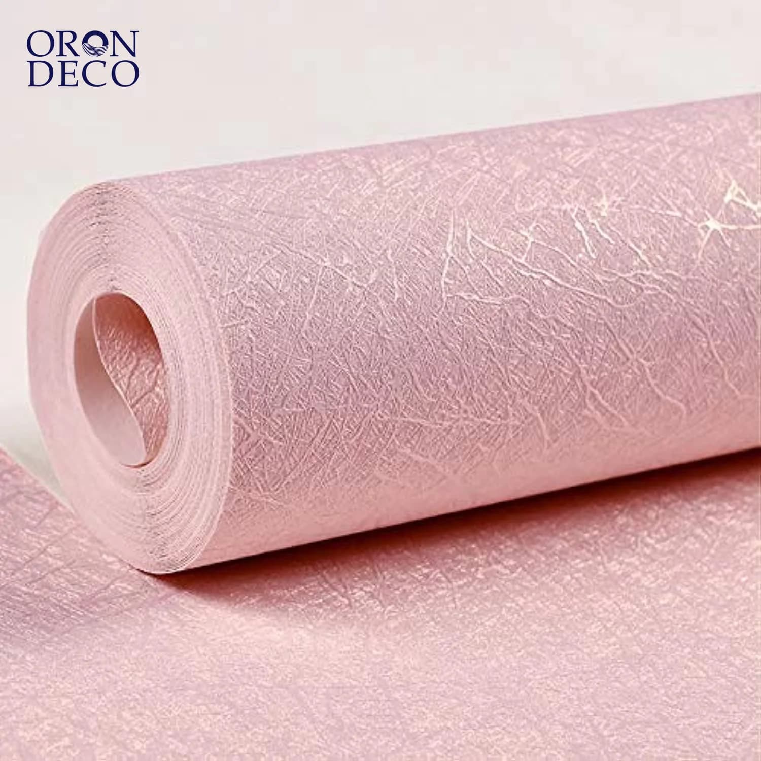 COWINLIFE DECO Custom Pink Silk Wallpaper Peel and Stick Vinyl Self Adhesive Waterproof for Girls Room Walls Easy to Install