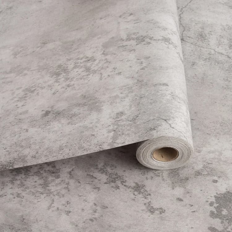 COWINLIFE DECO New Peel and Stick Textured Wallpaper PVC Vinyl Self Adhesive Cement Wallpaper for Living Room 3D Wall Stickers detail 1