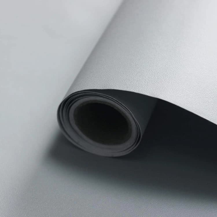 COWINLIFE Matte Waterproof Gray Textured Wallpaper Rolls Self Adhesive Peel and Stick Solid Wallpaper for Wall 23.5 Inch X196.7inch detail 7