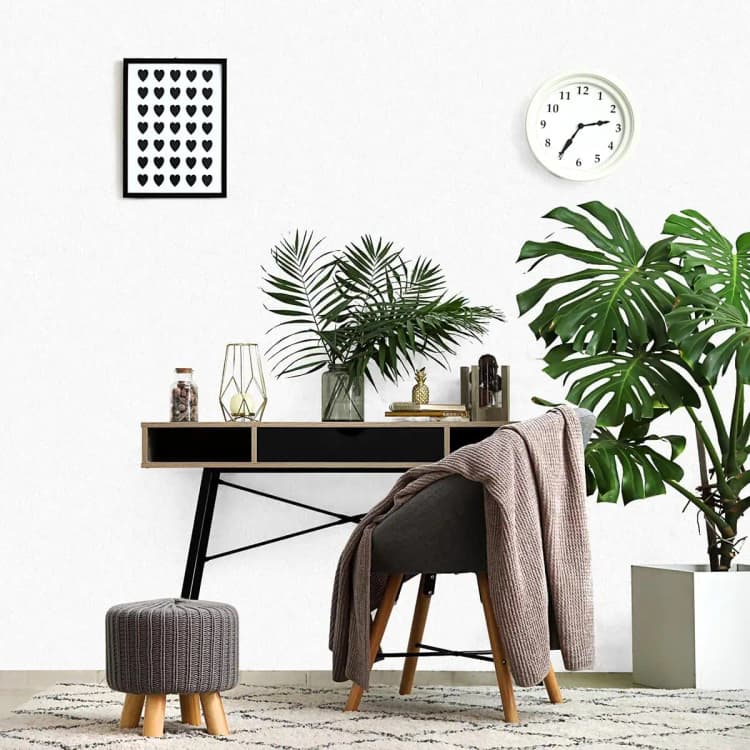 COWINLIFE DECO Low MOQ White Textured Wallpaper Peel and Stick Self Adhesive Vinyl Silk Wall Paper for Home 23.5 Inch X117inch detail 2